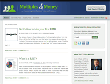 Tablet Screenshot of multiplesandmoney.com